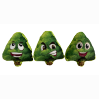 Baum Pl&uuml;schkissen 3-fach sortiert ca 13cm