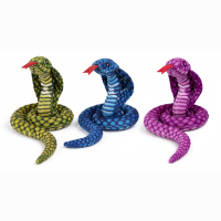 Schlange Kobra 3-farbig sortiert ca 16cm