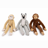 Affe 3-farbig sortiert ca 45cm