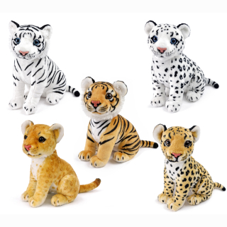 Raubtier 5-fach sortiert sitzend ca 25 cm