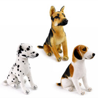 Hund 3-fach sortiert sitzend ca. 28 cm