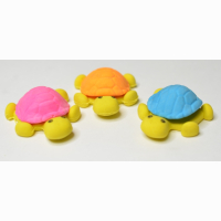 Radiergummi Schildkr&ouml;te, 4 Farben sortiert ca 4,5 cm