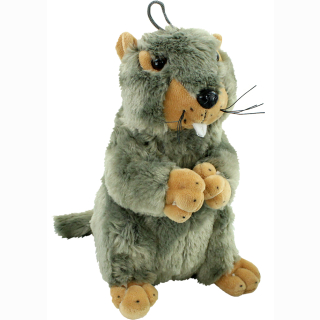 Plush beaver sitting approx. 25 cm