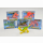 Funny dinos with big eyes, 6 assorted, 24 pieces per display, 9 x 6 cm