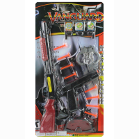 Polizei Set mit Gewehr, Pfeilpistole und Zubeh&ouml;r,...