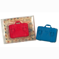 Radierer Bon Voyage 2-farbig sortiert ca 4x3,3cm