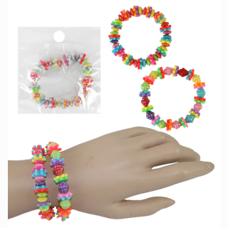 Bracelet sorted twice, approx. 5.5 cm in diameter