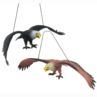 Adler Gummi Adler 2-farbig sortiert am Band - ca 38cm