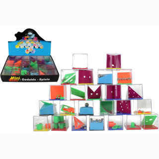 Magic puzzle, 24 different games, in display, 4 x 4 x 4 cm