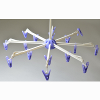 W&auml;schetrockner mit 15 Klammern, 4-fach sortiert, im...