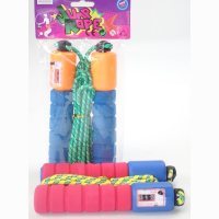 Springseil mit Rundenz&auml;hler und langem Seil, 4-fach...