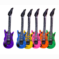(Luft) Gitarre aufblasbar, 6 Farben sortiert, 100 cm
