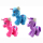 Unicorn standing 3 colors assorted approx 30 cm