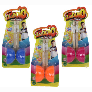 Diabolo 3-fach sortiert auf Karte ca 19 x 9 cm