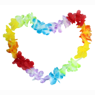 Hawaii Blumenkette mit 36 Bl&uuml;ten, im Beutel, 95 cm