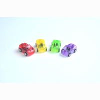 Cabriolet, pull back, 4 assorted, 5 cm