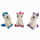 Unicorn 3 colors assorted about 17cm