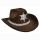 Brown cowboy hat for children