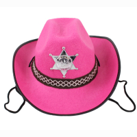 Cowboyhut pink f&uuml;r Kinder