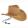 Cowboy hat light brown suede look